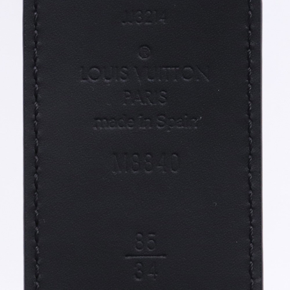 LOUIS VUITTON LV Initial Reversible Belt Black Size 85/34