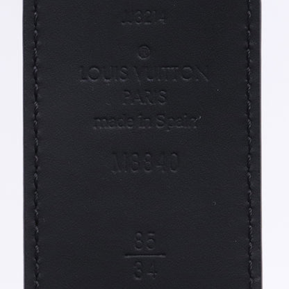 LOUIS VUITTON LV Initial Reversible Belt Black Size 85/34