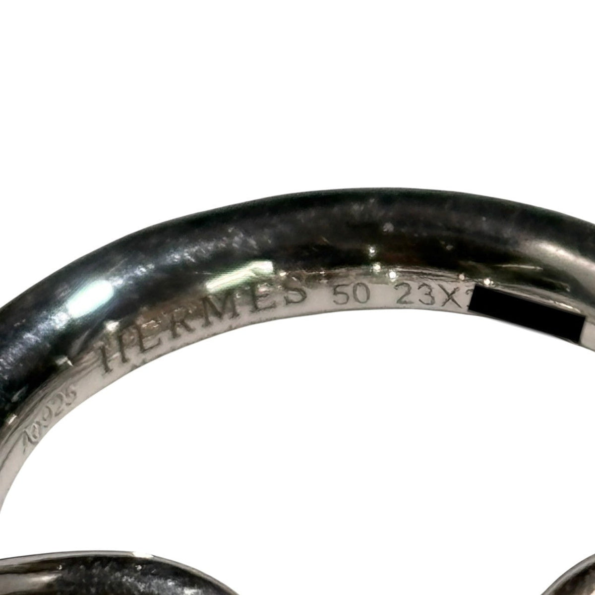 HERMES Echappe Croisette GM Silver925 Ring Size JP 10