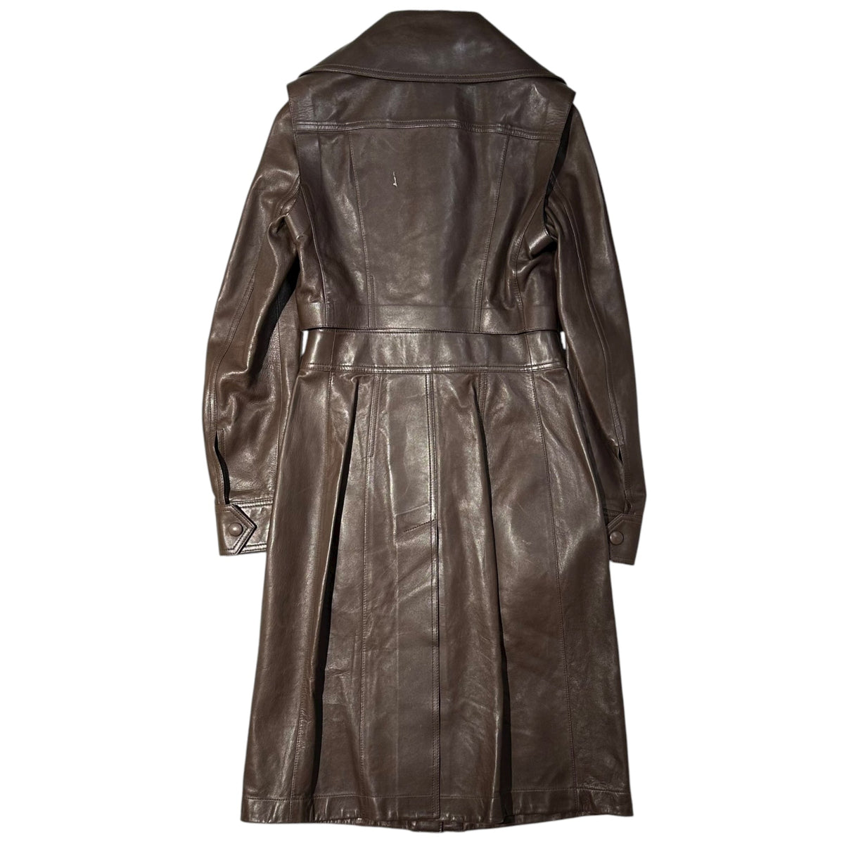 BURBERRY Lambskin Detachable Cropped Vest Coat Size 4