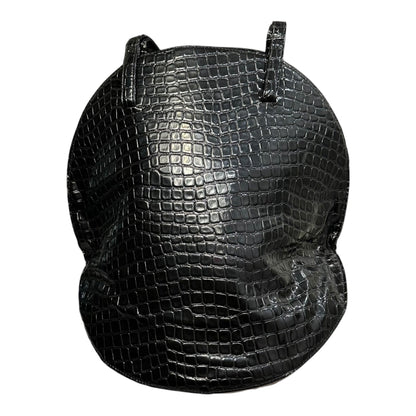 Comme des Garcons JUNYA WATANABE Croco-Embossed Circle Tote