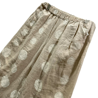 COMME des GARCONS 98SS Circle-Dot Pants White Size FREE