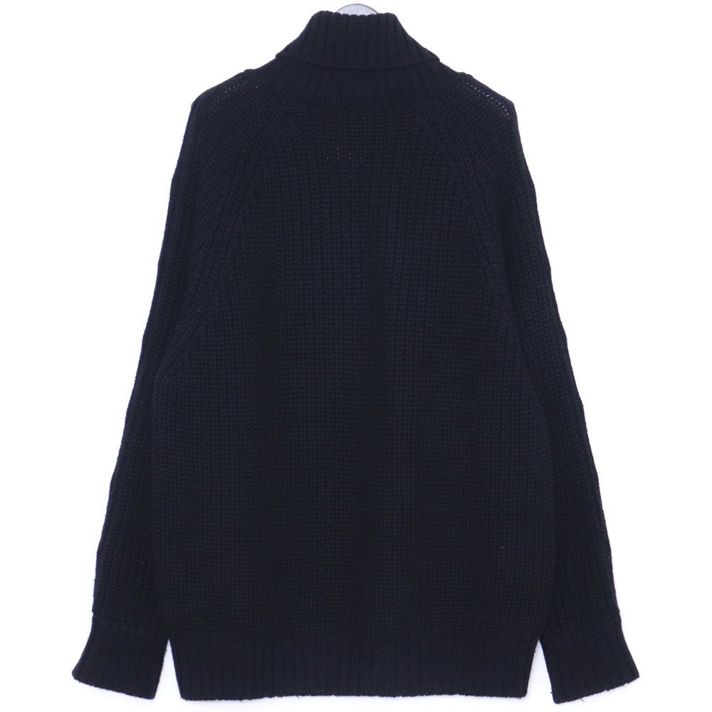 JOHN LAWRENCE 21AW Button Sleeve Knit Sweater Black Free Size