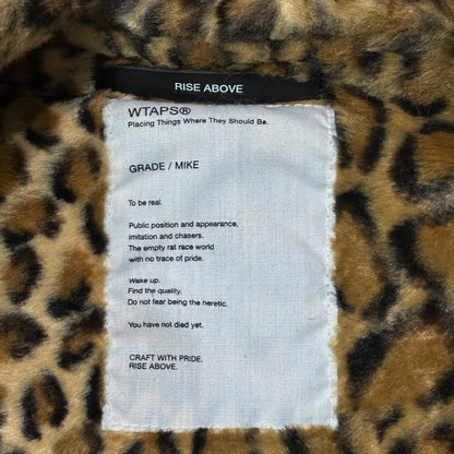 WTAPS 10AW N-3B Fur Military Jacket Khaki Size M