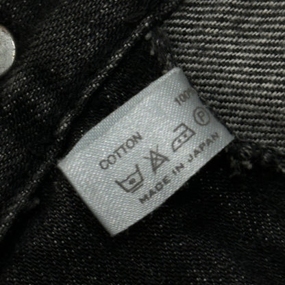 NUMBER (N)INE 01AW "STANDARDS" Grunge Jeans Black Pants Size 30