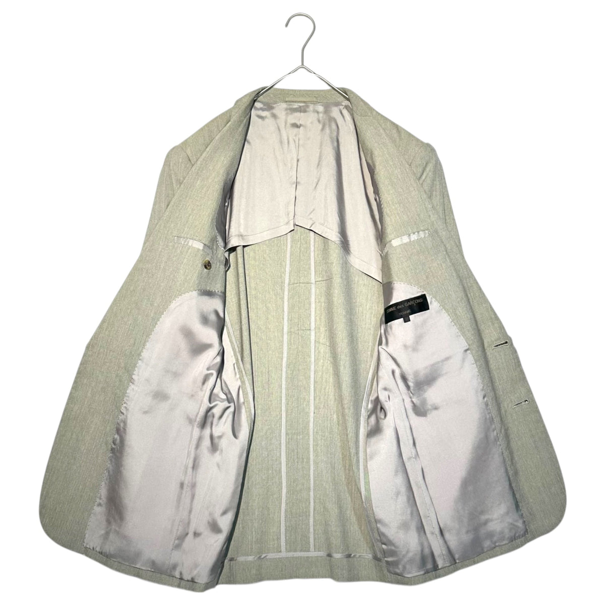 COMME des GARCONS HOMME 90s 2B Wool Jacket Gray Size M