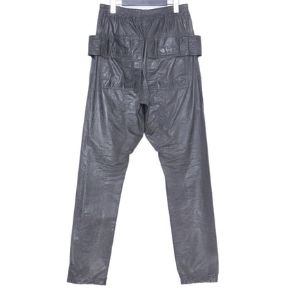RICK OWENS DRKSHDW 15SS Coated Creatch Pants Gray Size XS