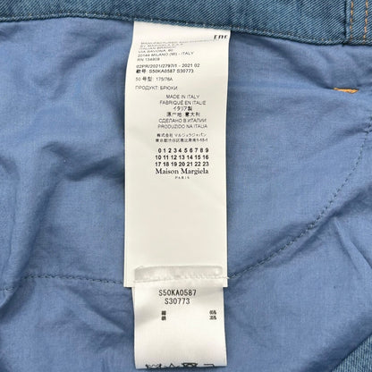 MAISON MARGIELA 21AW Cotton Silk Wide Pants Size 50