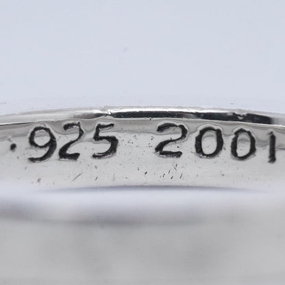 CHROME HEARTS 3mm Spacer Plain Ring Silver Size ONE SIZE