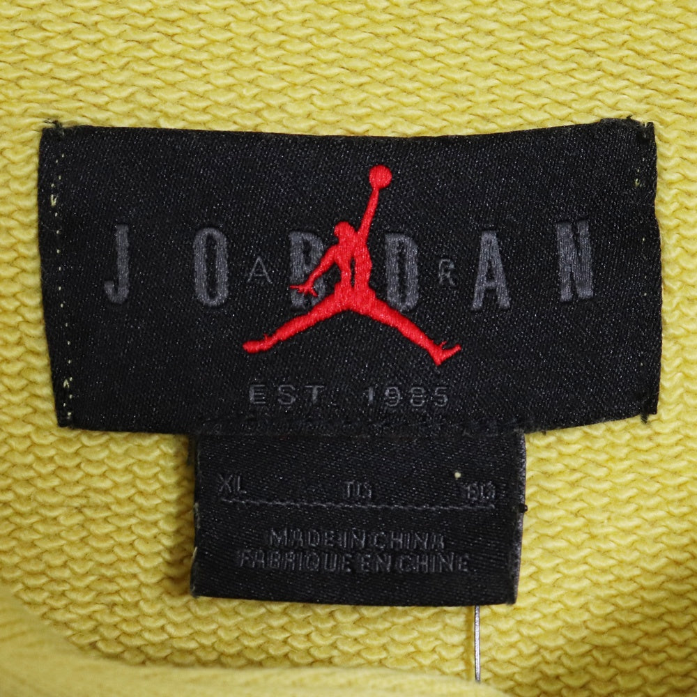 Nike Jordan Travis Scott Pullover Hoodie 2 Yellow Size XL