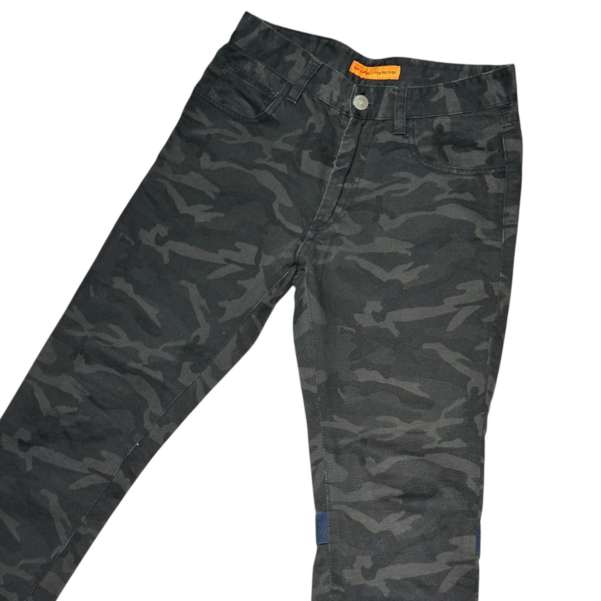 RAF SIMONS 14AW "STERLING RUBY" Camo Skinny Multi Ring Size 44
