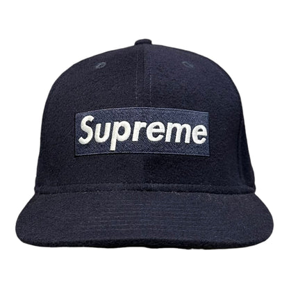 SUPREME 11AW Loro Piana Box Logo Wool Cap Size 7 3/8