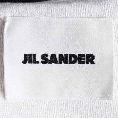 JIL SANDER Logo Long Sleeve T-Shirt White Size L