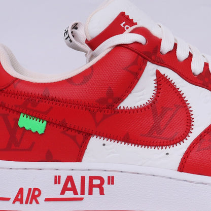 LOUIS VUITTON x NIKE Air Force 1 Sneakers White Size 27cm