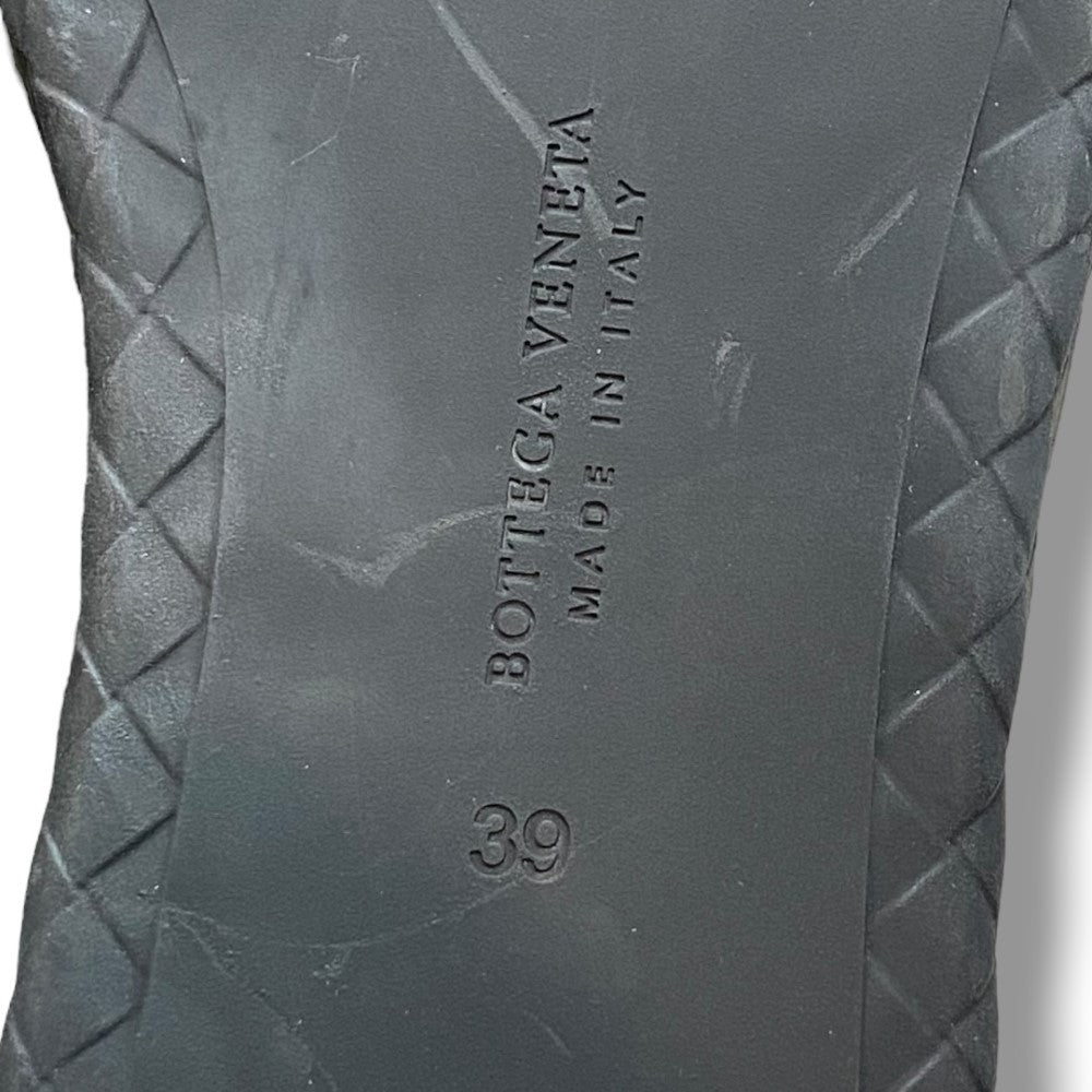 BOTTEGA VENETA Black Leather Sandals Black Size 39