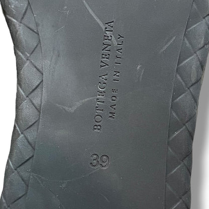 BOTTEGA VENETA Black Leather Sandals Black Size 39