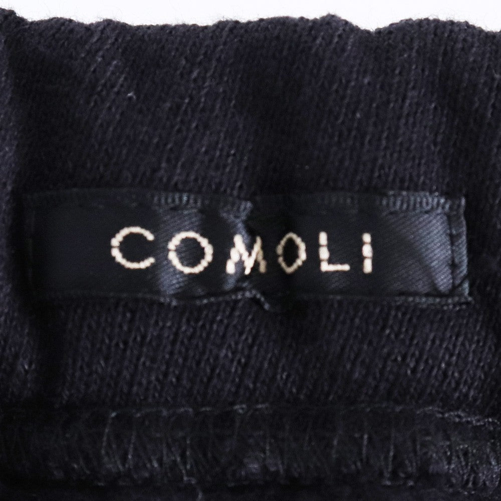 COMOLI 25AW Cotton Fleece Sweatpants Black Pants Size 2
