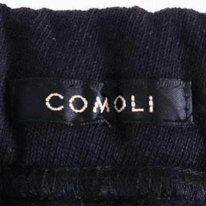 COMOLI 25AW Cotton Fleece Sweatpants Black Pants Size 2