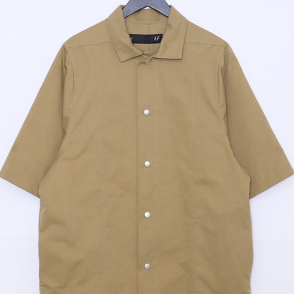 A.F ARTEFACT 25SS Twill Half Sleeve Shirt Beige Size 2