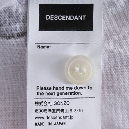 DESCENDANT 25SS Seafarers Textile SS Shirt White Size 3
