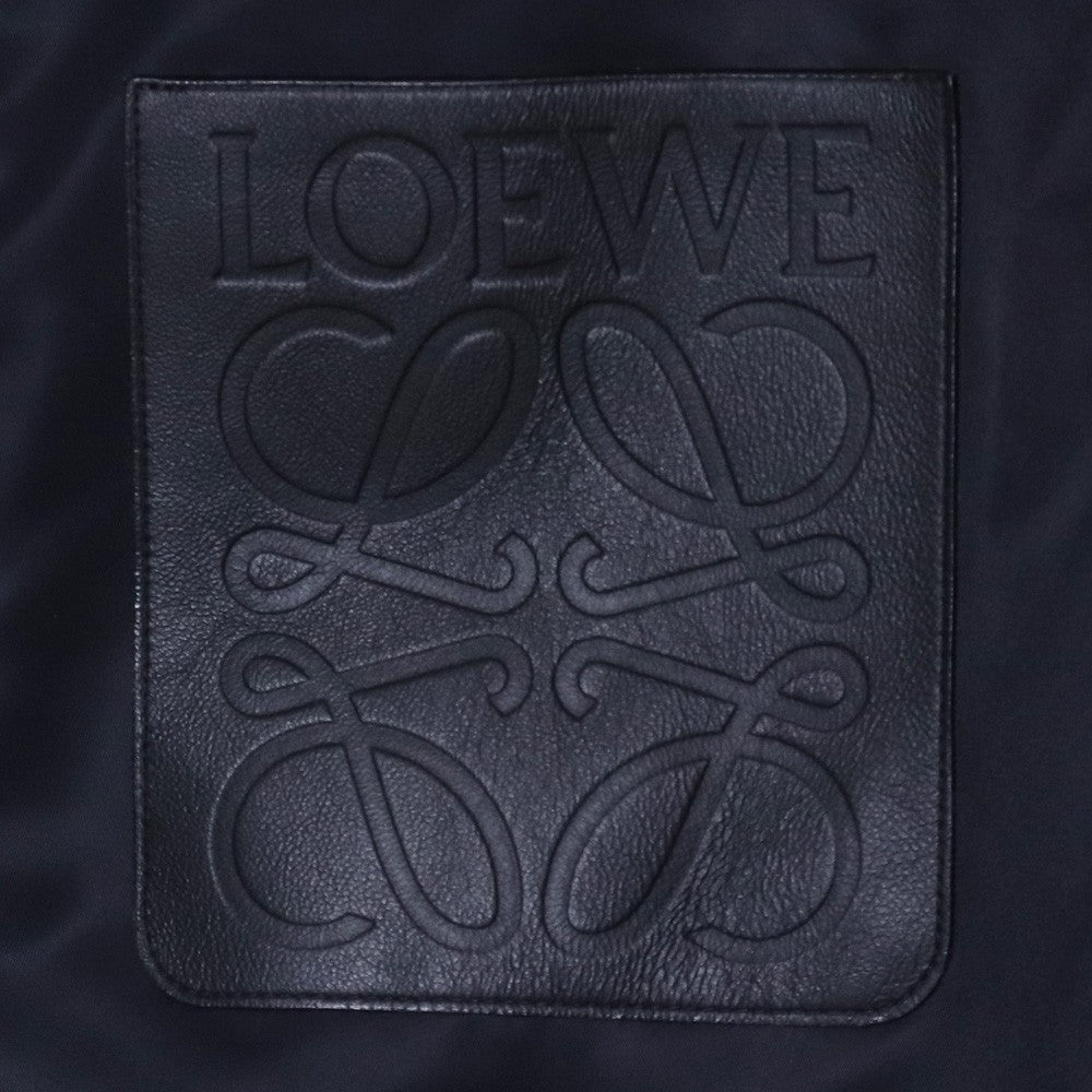 LOEWE HOODED PADDED JACKET Black Size 48