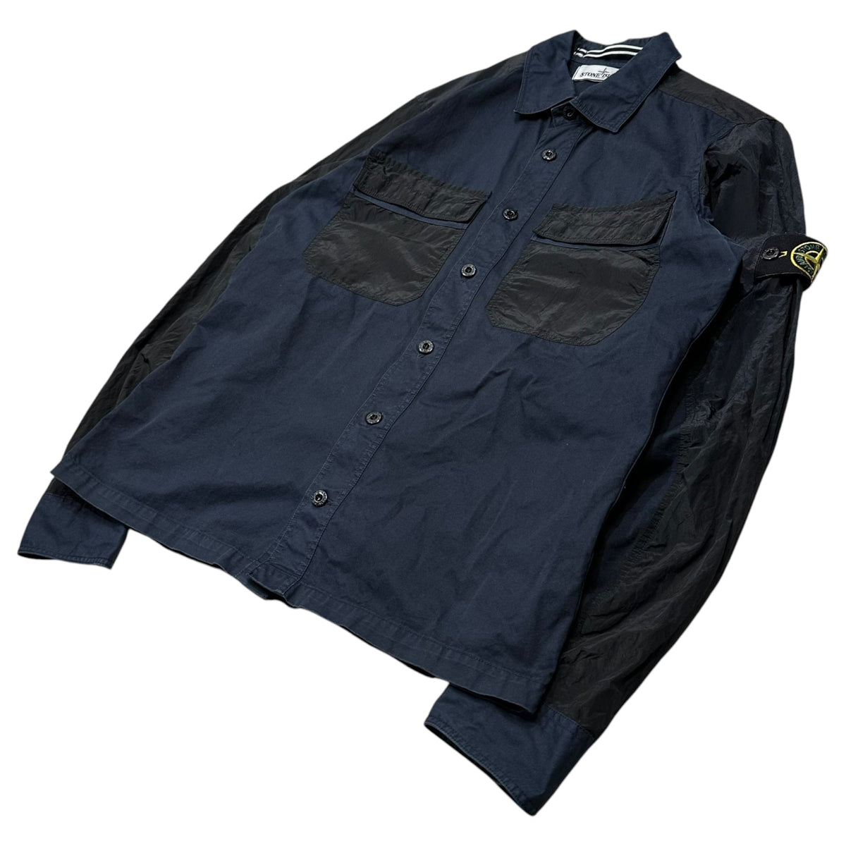 STONE ISLAND 13SS Cotton Nylon Metal Jacket Navy Size S