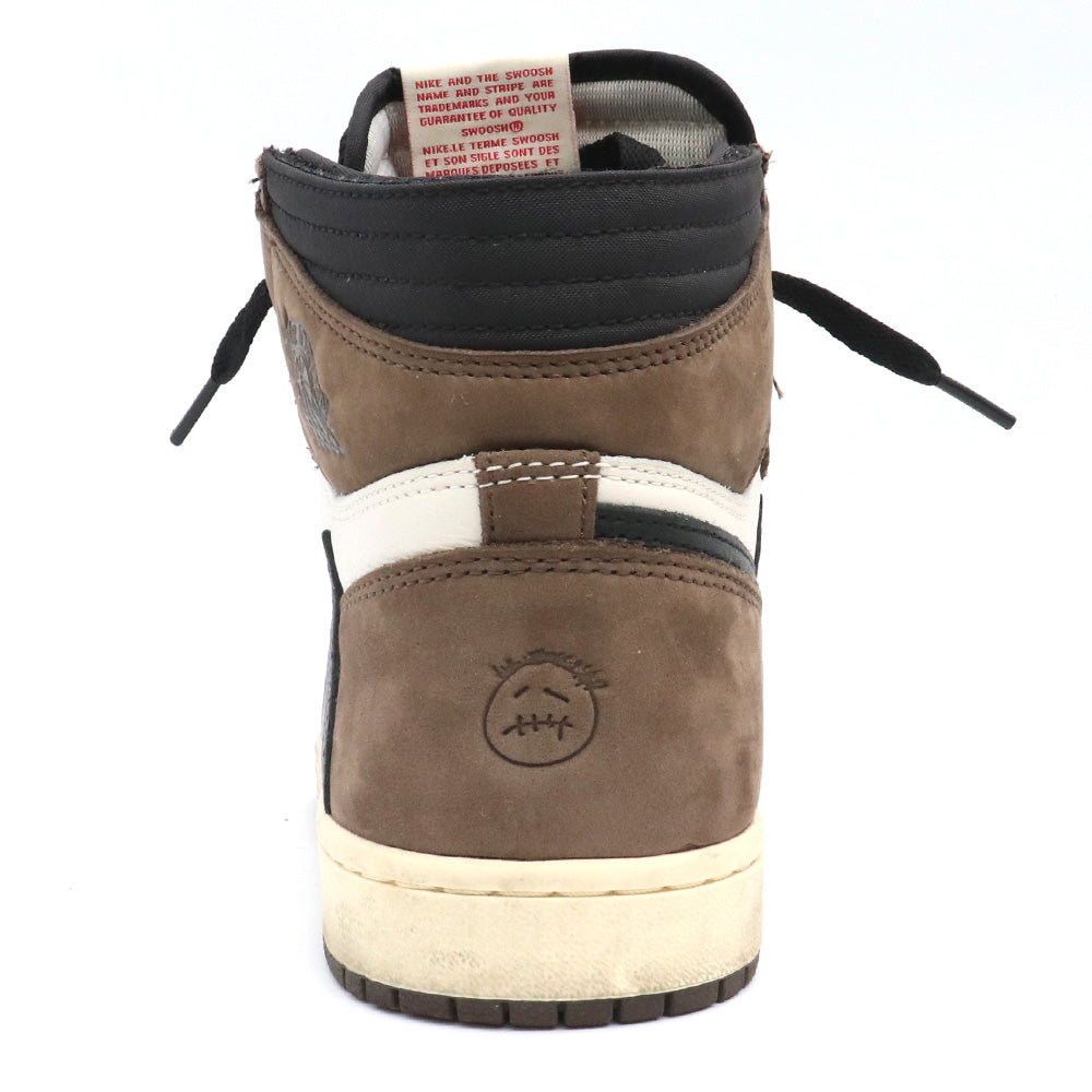Travis Scott Air Jordan 1 Retro Mocha Sneakers Size 26cm