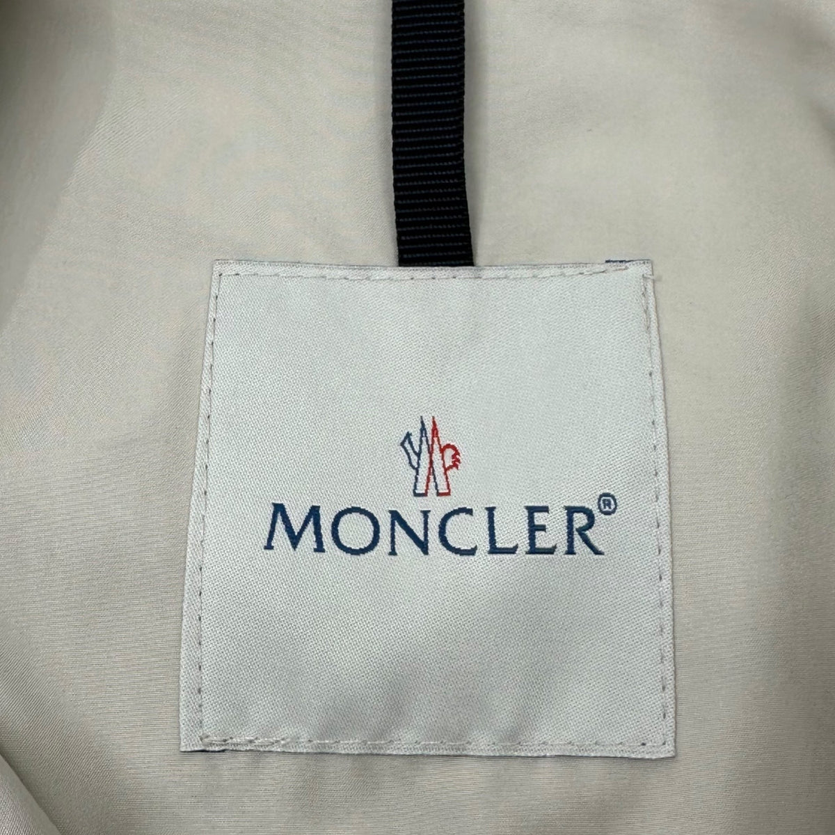 MONCLER Nylon Trench Coat Ivory Size 0