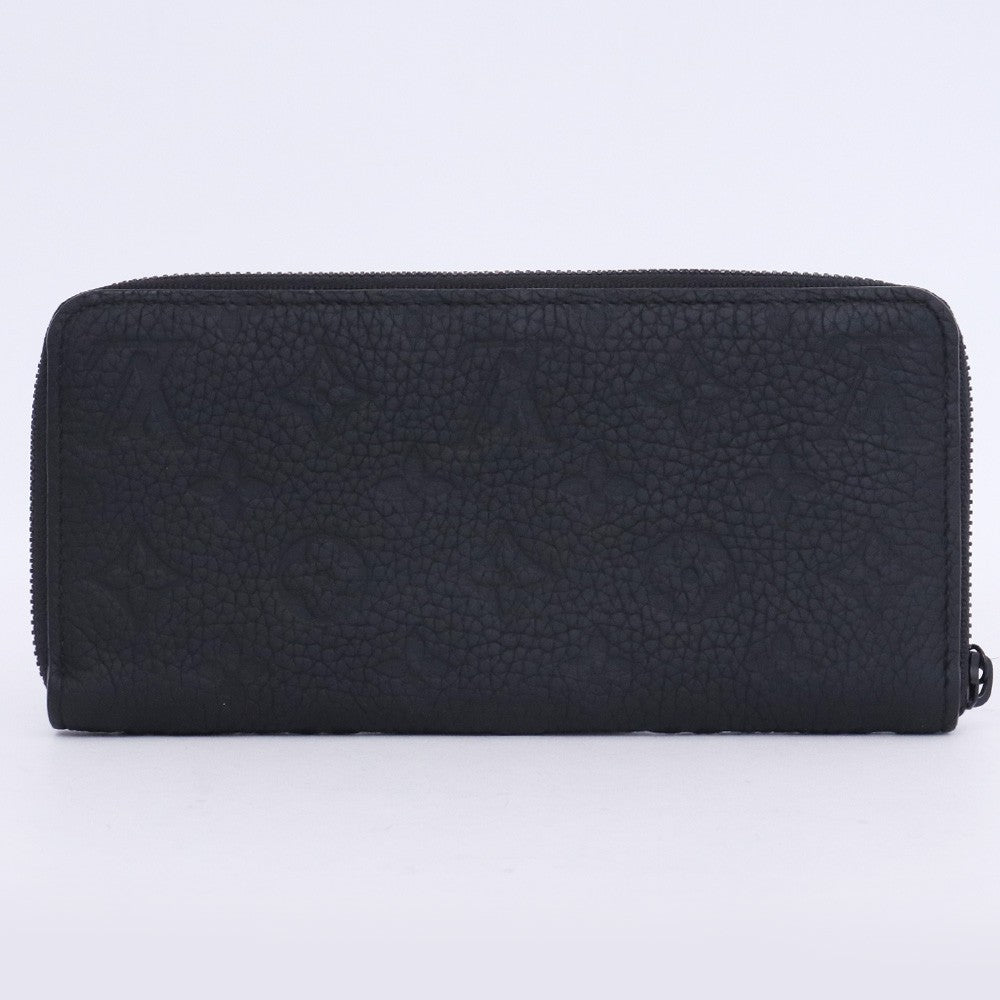 Louis Vuitton Monogram Zippy Wallet Horizontal Black Size F