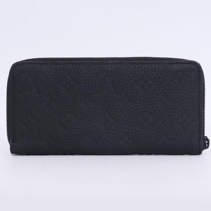 Louis Vuitton Monogram Zippy Wallet Horizontal Black Size F