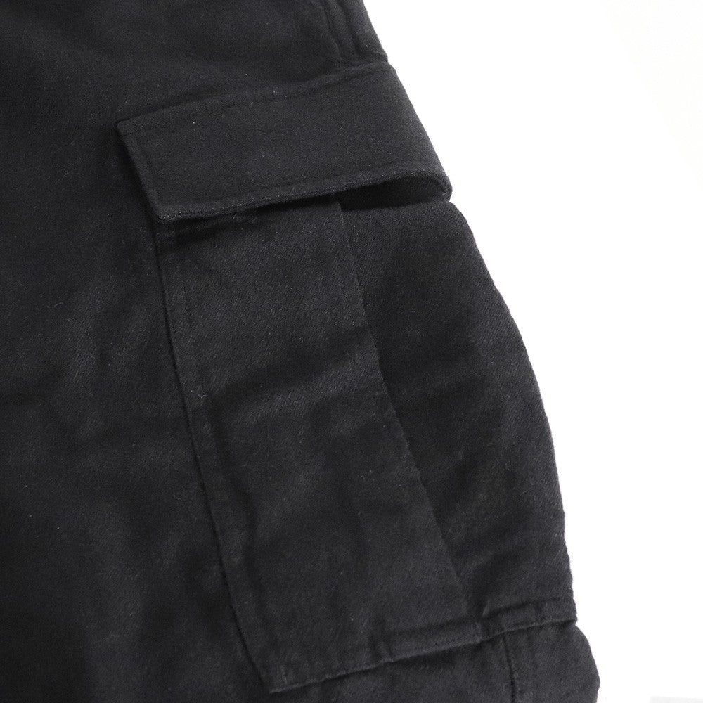 SUS-SOUS Black Wool Cargo Pants Size 7