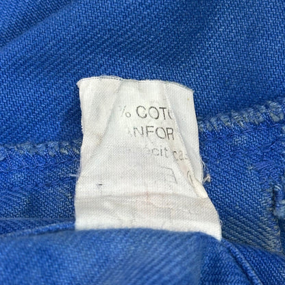 FRENCH VINTAGE 50s-60s Boro French Work Pants Blue