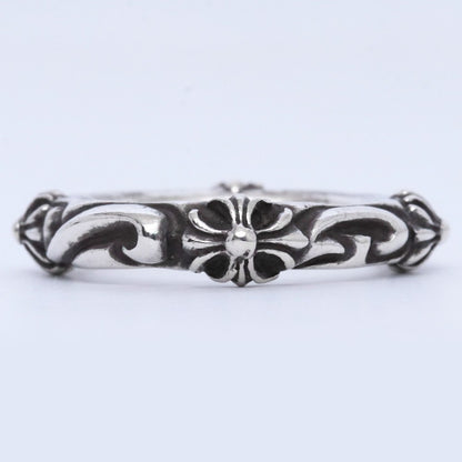 CHROME HEARTS SBT Band Silver Ring Size JP 21
