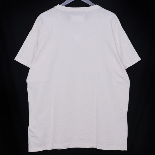 MAISON MARGIELA Stamp Logo T-Shirt Ivory Size L