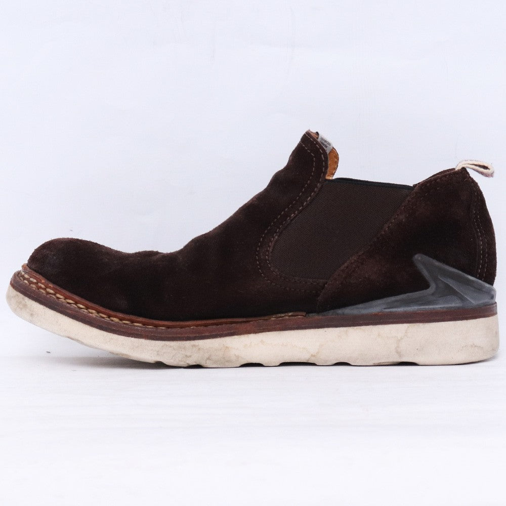 VISVIM GORNERGRAT-FOLK Suede Chelsea Boots Brown Size 9