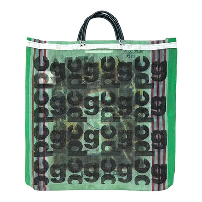 COMME des GARCONS 19AW Green Mesh Tote Bag