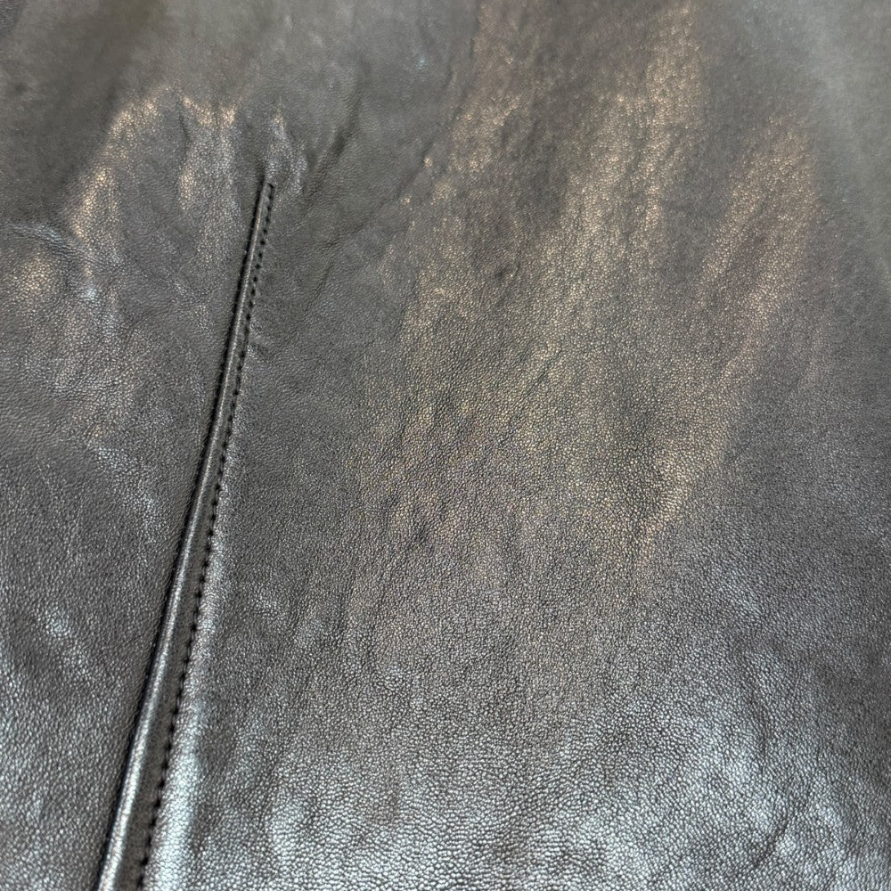 Rick Owens 17AW Glitter Intarsia Lambskin Jacket Size 50