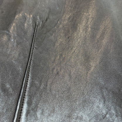 Rick Owens 17AW Glitter Intarsia Lambskin Jacket Size 50