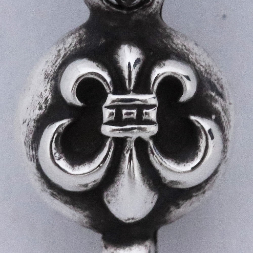CHROME HEARTS 1 Ball BS Fleur Charm Silver Size F