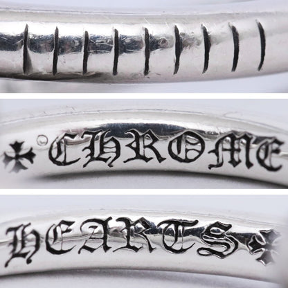 CHROME HEARTS Silver Nail Cross Ball Ring Size ONE SIZE