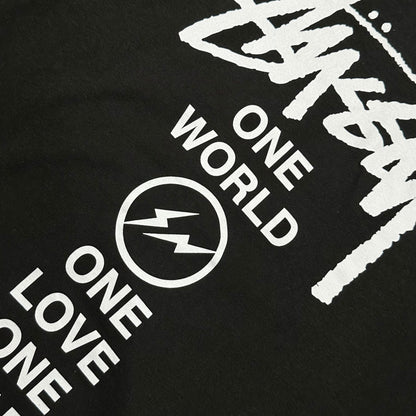 STUSSY x FRAGMENT 2011 ONE WORLD ONE HEART T-Shirt Size M