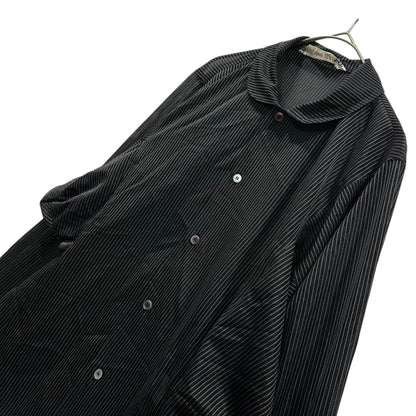 COMME des GARCONS 80s Sheer Stripe Button-Up Size FREE