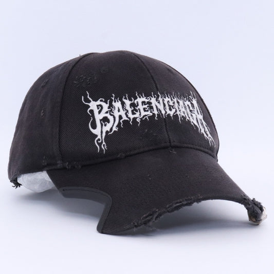 BALENCIAGA DIY Metal Outline Baseball Cap Black Size M