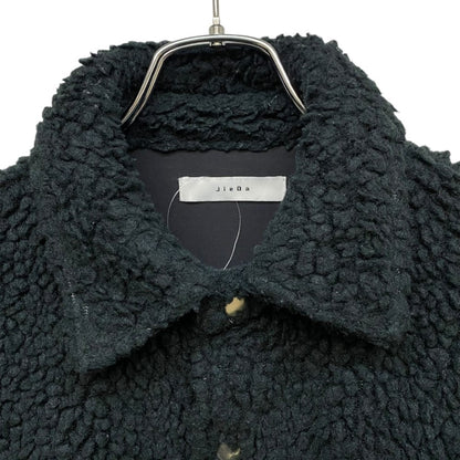 JIEDA 23AW Boa Overshirt Jacket Black Size 2