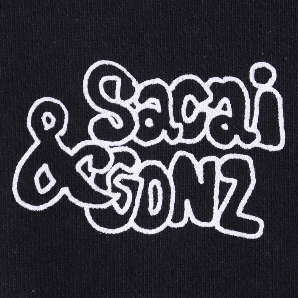 Sacai GONZ ONE LOVE Hoodie Black Size 3