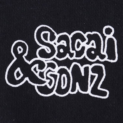 Sacai GONZ ONE LOVE Hoodie Black Size 3