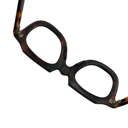 FRENCH VINTAGE 40s GARGOYLE Tortoiseshell Sunglasses Brown
