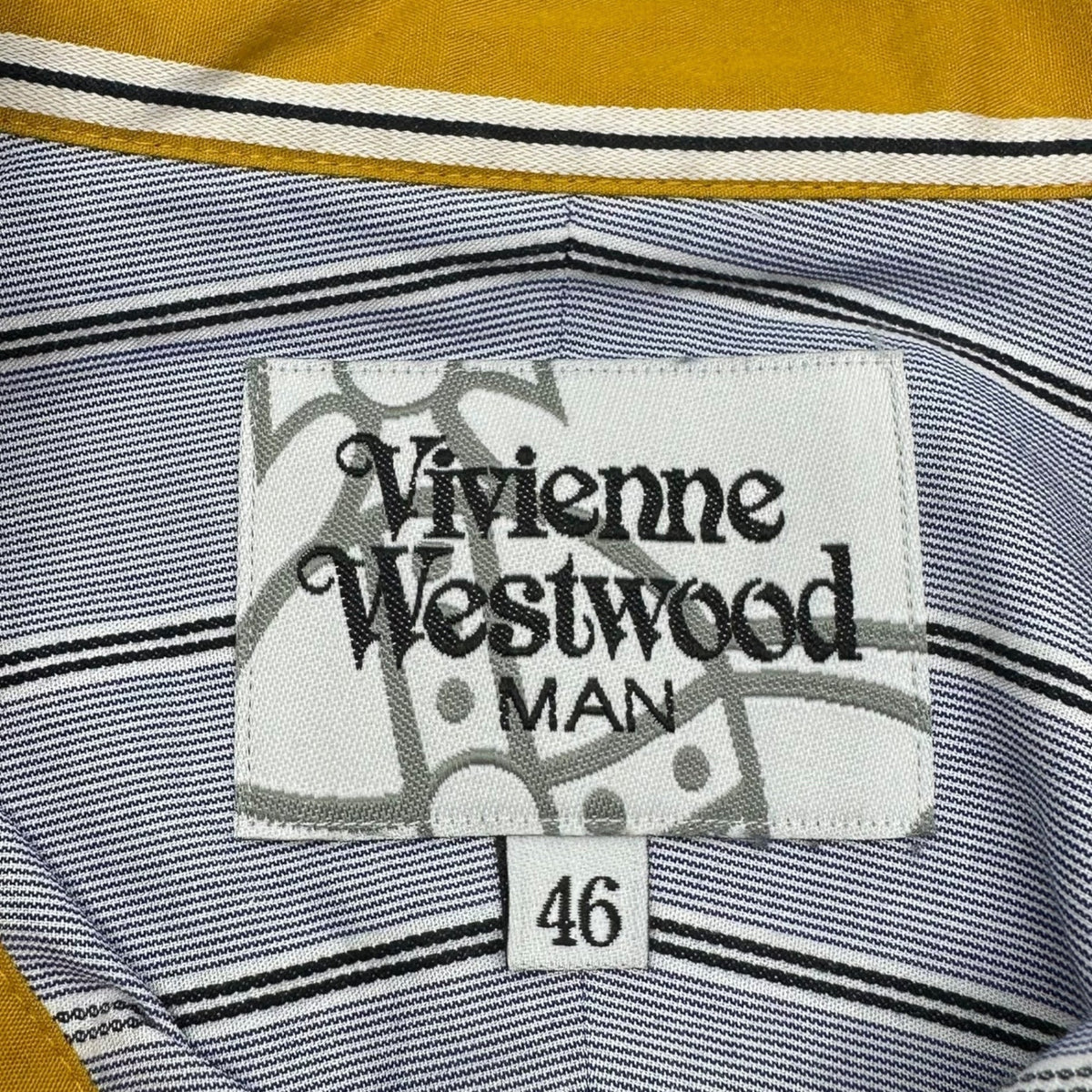 Vivienne Westwood MAN 19AW 2WAY Color Stripe Shirt Size 46