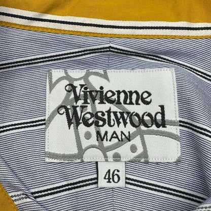 Vivienne Westwood MAN 19AW 2WAY Color Stripe Shirt Size 46