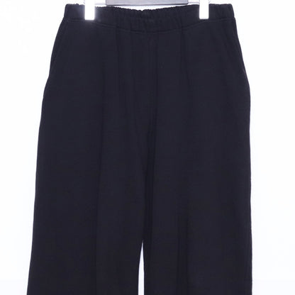 COMOLI 25AW Cotton Fleece Sweatpants Black Pants Size 2
